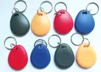 (100 pcs/lot) 125Khz RFID T5577 EM4305 Writable Token Proximity Keyfob Tags Keychain Rewritable Access Duplicate Clone Copy