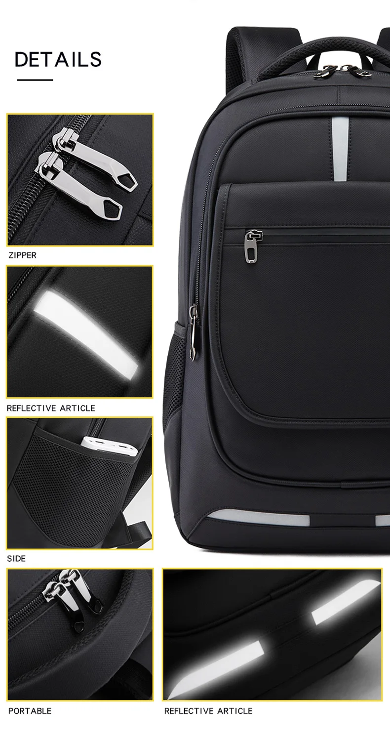 17 дюймов рюкзак для ноутбука большой емкости Водонепроницаемый Многофункциональный рюкзак для мужчин зарядка через usb путешествия бизнес школьные сумки для женщин