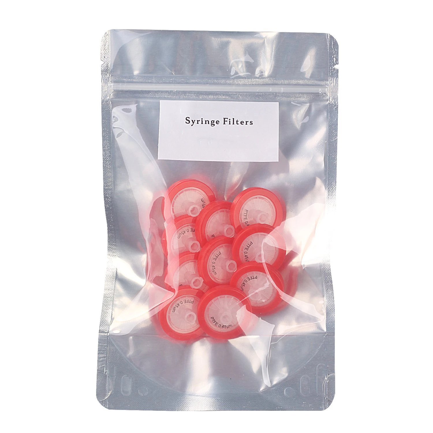 

Syringe Filters PTFE 25MM Diameter 0.45um Pore Size non sterile pack of 10