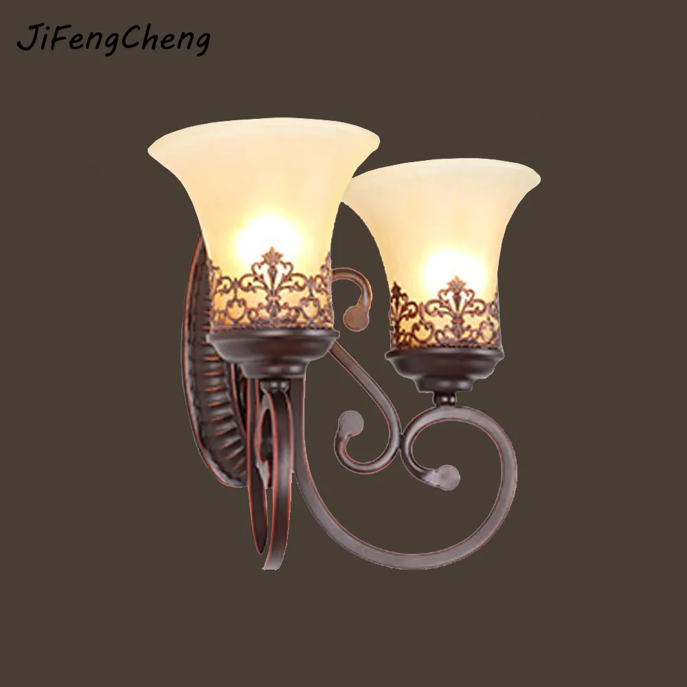 

Wall Mount Light LED Retro Sconce Iron Bed Loft Lights E27 110V/220V Bathroom Luminaire Reading Home Lighting