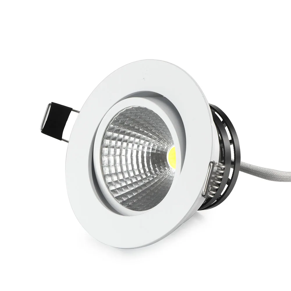Dimmable 5W Mini COB LED Spot Light Ceiling Downlight Recessed Cabinet Down Lamp AC 200-245V | Освещение