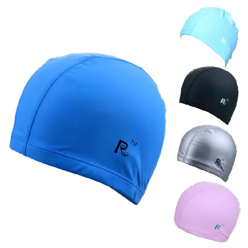 Elastic Waterproof PU Fabric Protect Ears Long Hair Sports Swim Pool