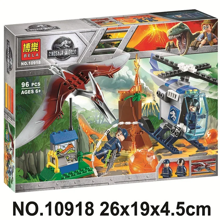 Bela Jurassic World Pteranodon Escape Building Kit Compatible Legoings 10756 Toys Blocks Set(96 Piece) | Игрушки и хобби