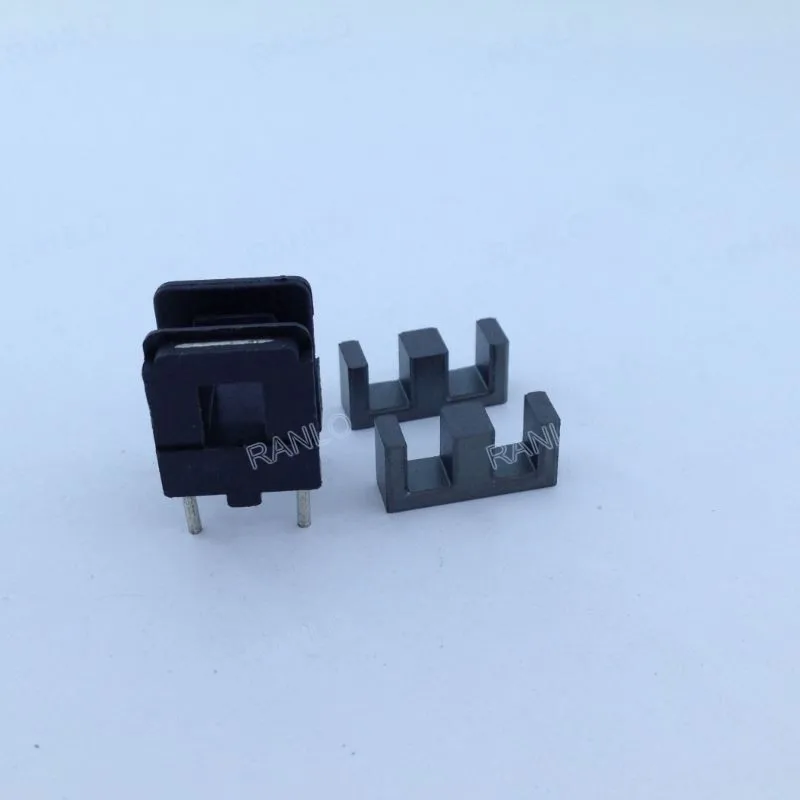 

10sets/lot EE19 transformer bobbin + magnet ferrite core PC40, horizontal 4Pin (2+2) turns ratio 1:N