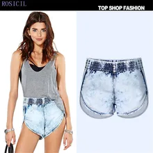 ROSICIL Short Jeans Hotpants Summer Shorts High Waist Denim Shorts Vintage Jeans Shorts Women Slim Sexy micro Feminino TOP089#