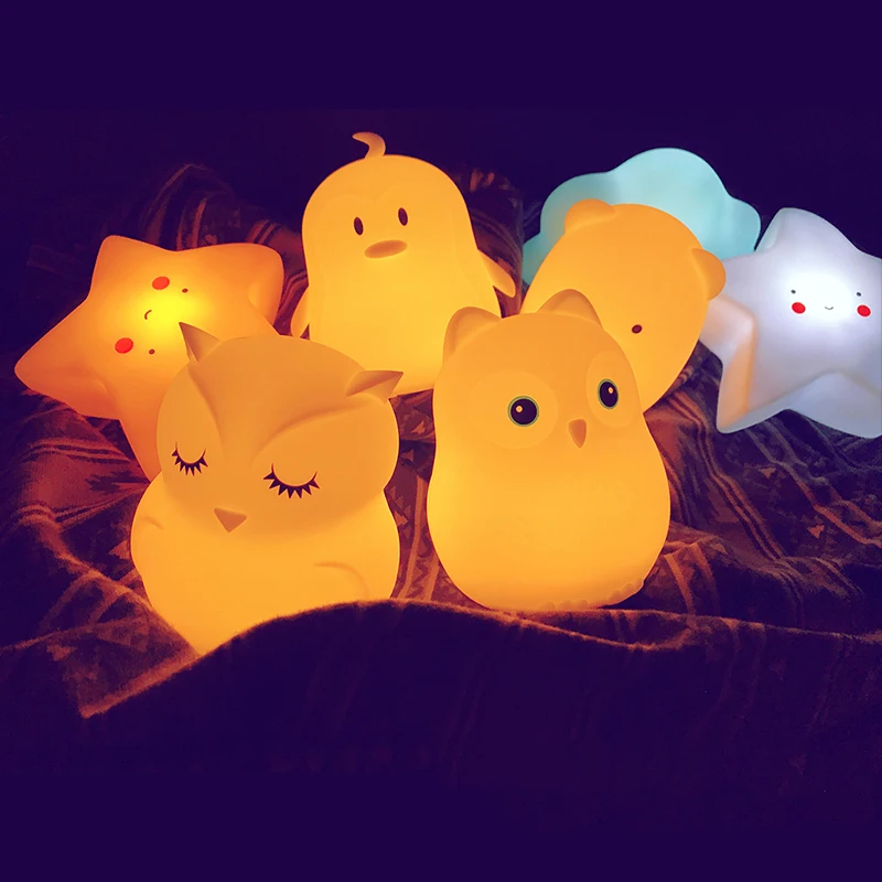 Lovely-owl-cartoon-silicone-baby-LED-night-light-children-toy-lights-bedside-night-lamp-gifts-for (2)