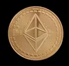 Gold/Silver-Plated Ethereum Coin Commemorative Coin Art Collection Gift Physical Metal Imitation Home Party Decoration ► Photo 2/6