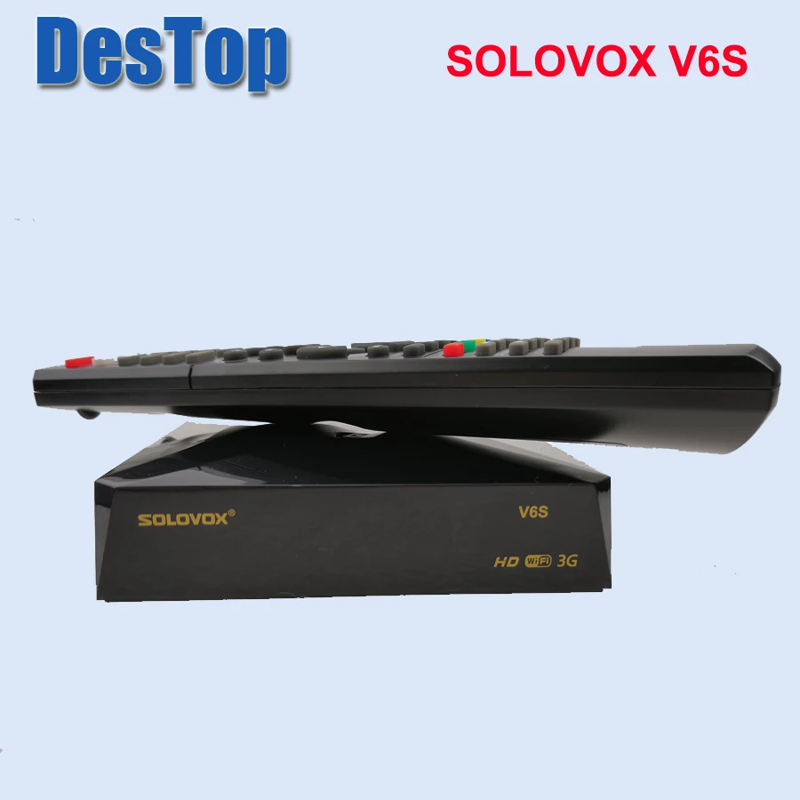 Подлинная SOLOVOX V6S 1 шт. Мини V6S спутниковый ресивер Поддержка 2 USB веб-ТВ Карта обмен Youporn usb wifi опция