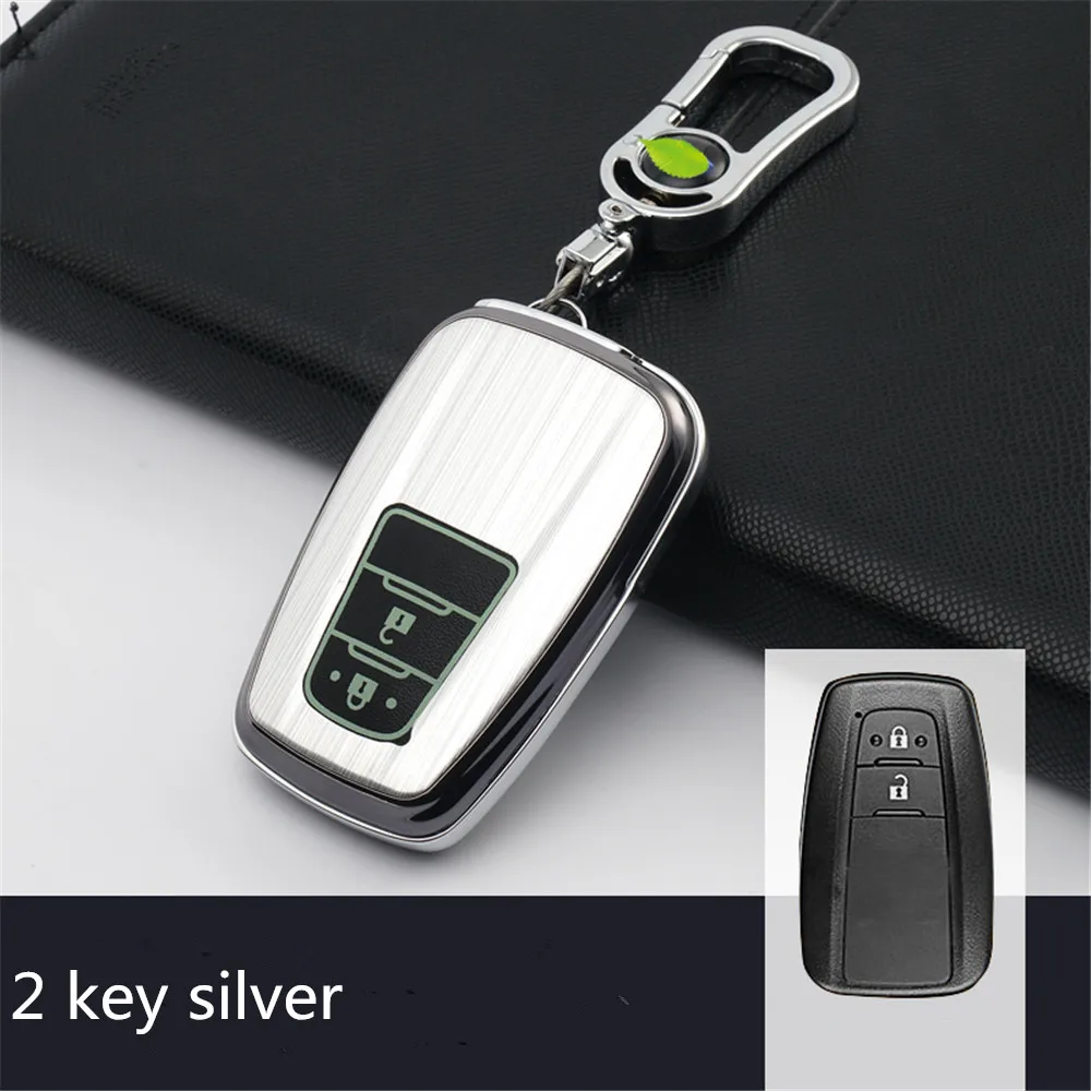 accessories New ABS material Aluminium Alloy car key holder cover case