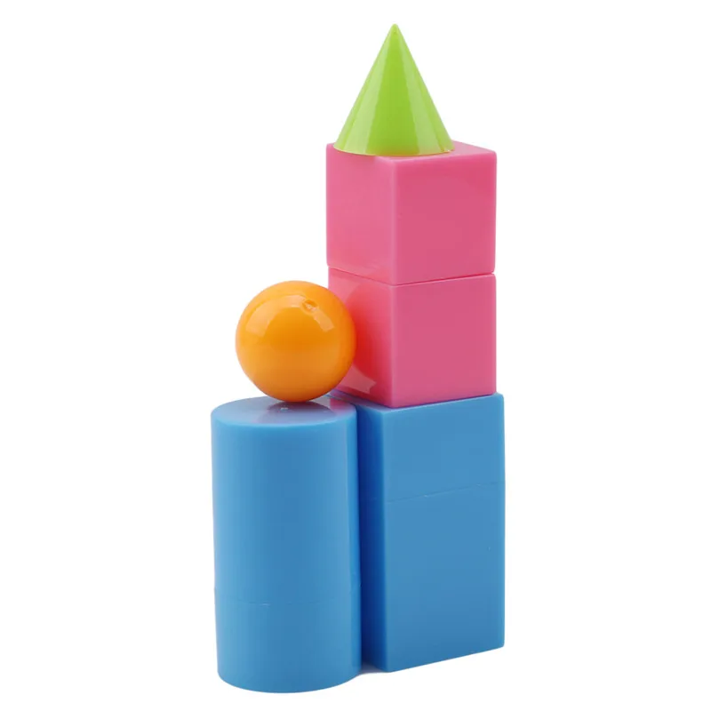 

6pcs/pack Geometric Shapes Montessori Toys For Children Educational Toy Materials Juguetes Math Baby Brinquedos Educativo