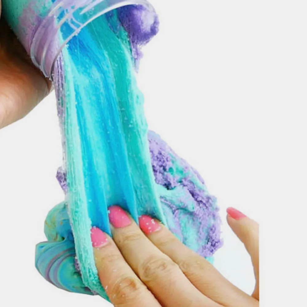

Slime Putty Stress Relief Magic Slime Beautiful Color Mixing Cloud Slime Squishy Putty Scented Stress Kids Clay Toy L829