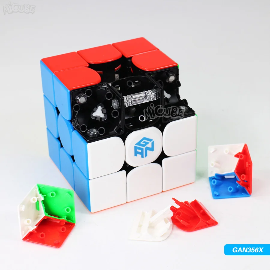 Magnético de Gan Cubo Velocidade Mágica 4x4x4 Gan 356 ar sm 354 m 460 249 v2 356x Stikerelss Magnetc 2x2x2 3x3x3 30 Cubos mágicos