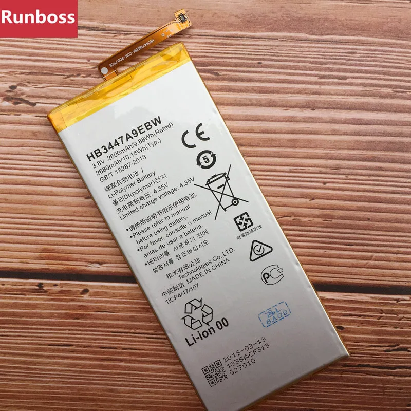 2680 мА/ч, HB3447A9EBW Батарея для huawei P8 GRA-L09 GRA-UL00 GRA-CL00 GRA-TL00 GRA-TL10 GRA-UL10 мобильного телефона Батарея