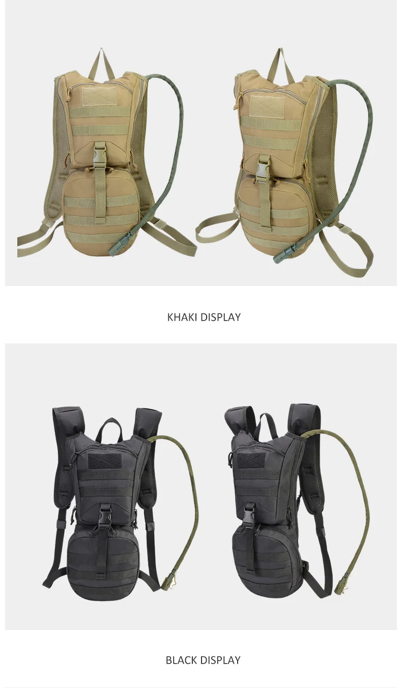 2.5L сумка для воды, военный тактический рюкзак, камуфляжный рюкзак, сумка для воды, для езды на велосипеде, для спорта на открытом воздухе XA68D