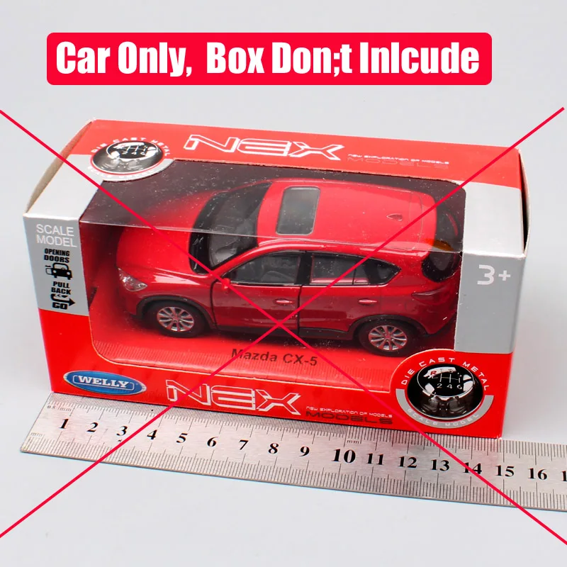 Детские 1:36 Welly Mazda CX-5 CX5 SUV машинки миниатюрные Литые и игрушечные машинки моделирующие Игрушки для мальчиков