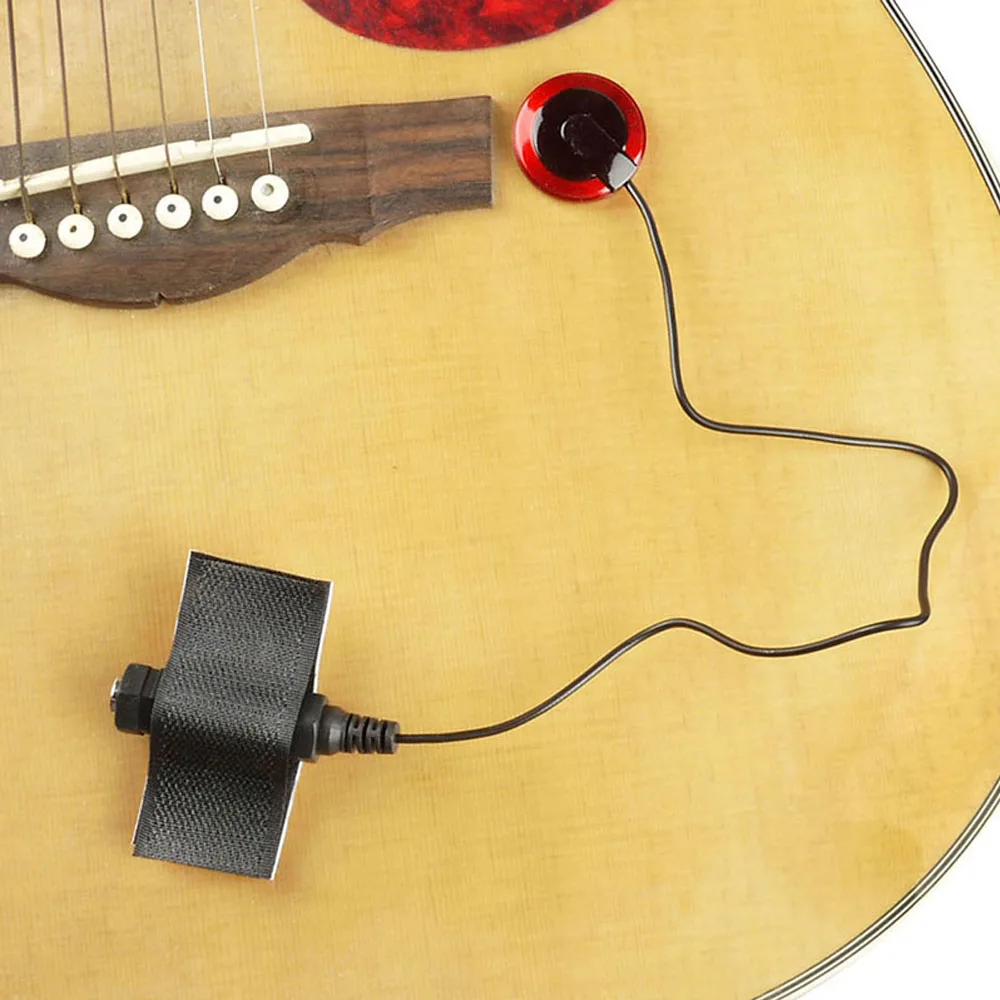 Universal Acoustic Guitar Pickup - Professional Acoustic Guitar Pickup Universal 1 4 Inch Jack Piezo Transducer Contact Microphone Pickup For Violin Ukulele Banjo Guitar Parts Accessories Aliexpress