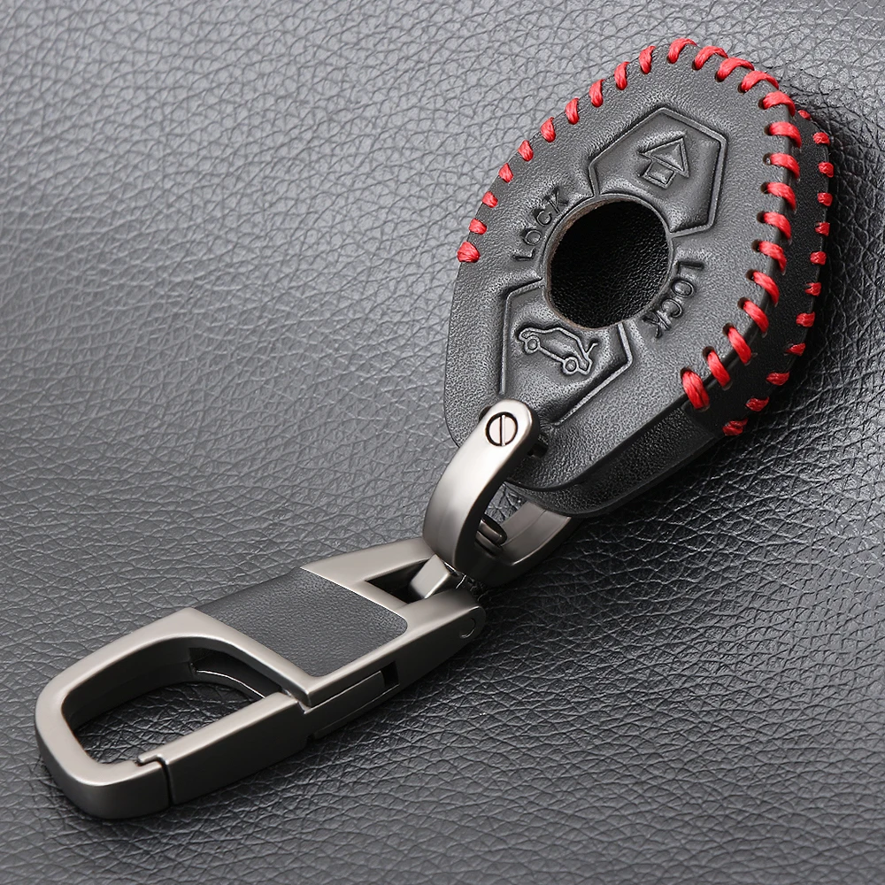 Vciic кожаный чехол для ключей для BMW X3 X5 Z3 Z4 5 7 серия 325i E38 E39 E46 E53 E83 M5 дистанционный ключ держатель смарт-ключ чехол Брелок для ключей