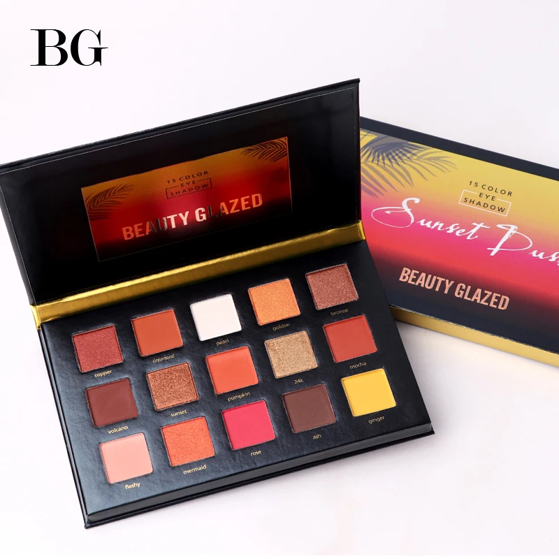 Big Discount BEAUTY GLAZED 15 Color Eyeshadow Pallete Make up Longlasting Eye Shadow Matte Easy
