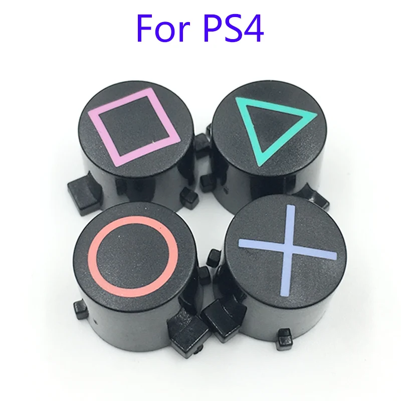 Multicolor plastic button ABXY Buttons Repair Part For PS4 controller
