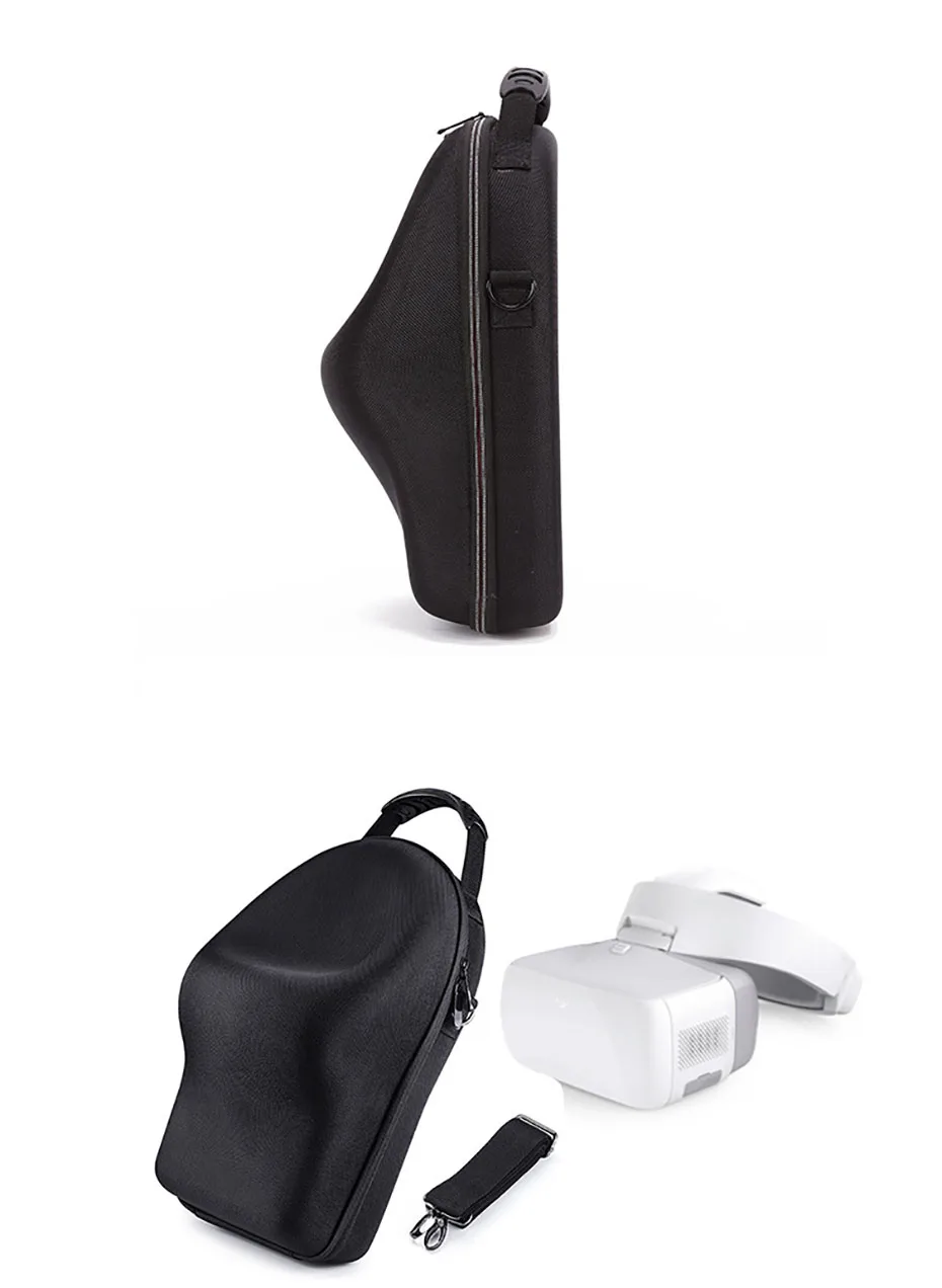 CAENBOO For DJI Goggle VR Glasses Bag Case Shoulder Bag Hard Storage Travel Carrying Box Cover Housing PU Drone Accessories  (19)