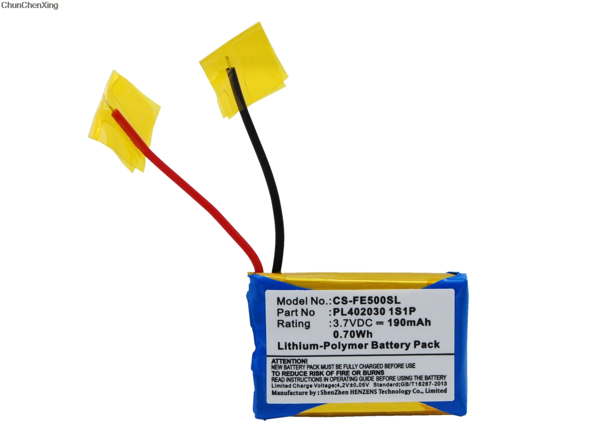Аккумулятор Cameron Sino 190mAh PL402030 1S1P для Fiio E3 E5 E6|Цифровые аккумуляторы| |
