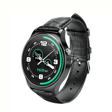 Ordro GW01 Smart Watch Bluetooth call For Android Phone Man SMS With Whatsapp Facebook Twitter Genuine leather