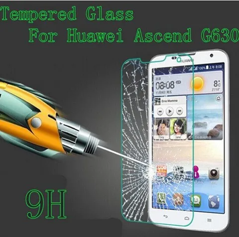 Premium Explosion Proof Tempered Glass Screen Protector For Huawei Ascend G630 Preotector 0.3mm 9H | Мобильные телефоны и