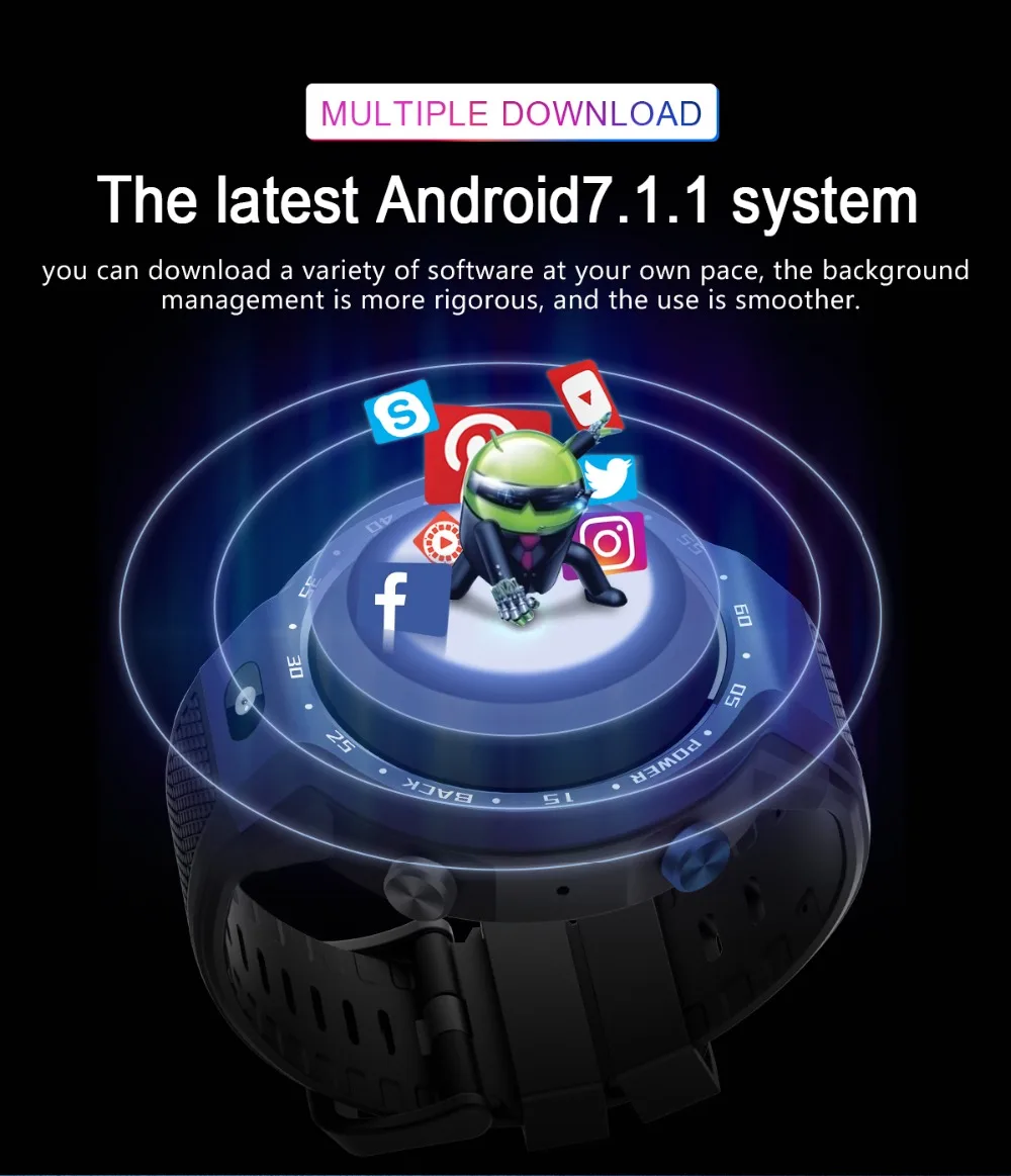 696 Z30 Новые смарт-часы Android 7,1 5 Мп двойная система 4G Смарт-часы телефон фронтальная камера 600 мАч Поддержка gps wifi частота сердечных сокращений
