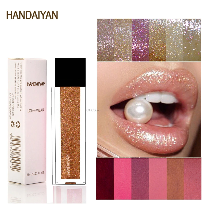 glitter lipstick set