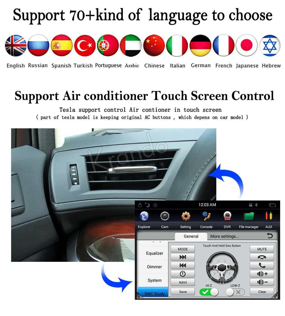 Perfect Krando Android 8.1 10.4" Tesla Vertical touch screen car radio player for Buick Regal 2014+ navigation entertainment system 8