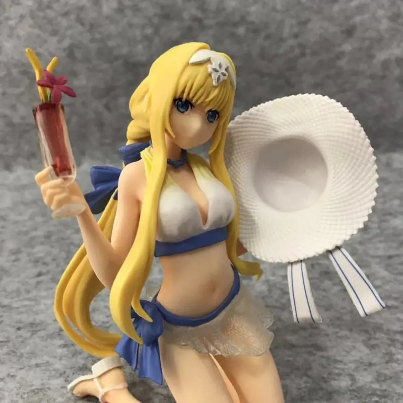 Экшн фигурка из аниме меч онлайн EXQ Alice купальный костюм Ver. Сексуальные девушки