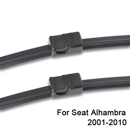 2001-2010 SLIVERTYSEA Замена стеклоочистителя для сиденья Alhambra 2001- силиконовые резиновые Дворники для лобового стекла авто аксессуары - Цвет: 2001-2010