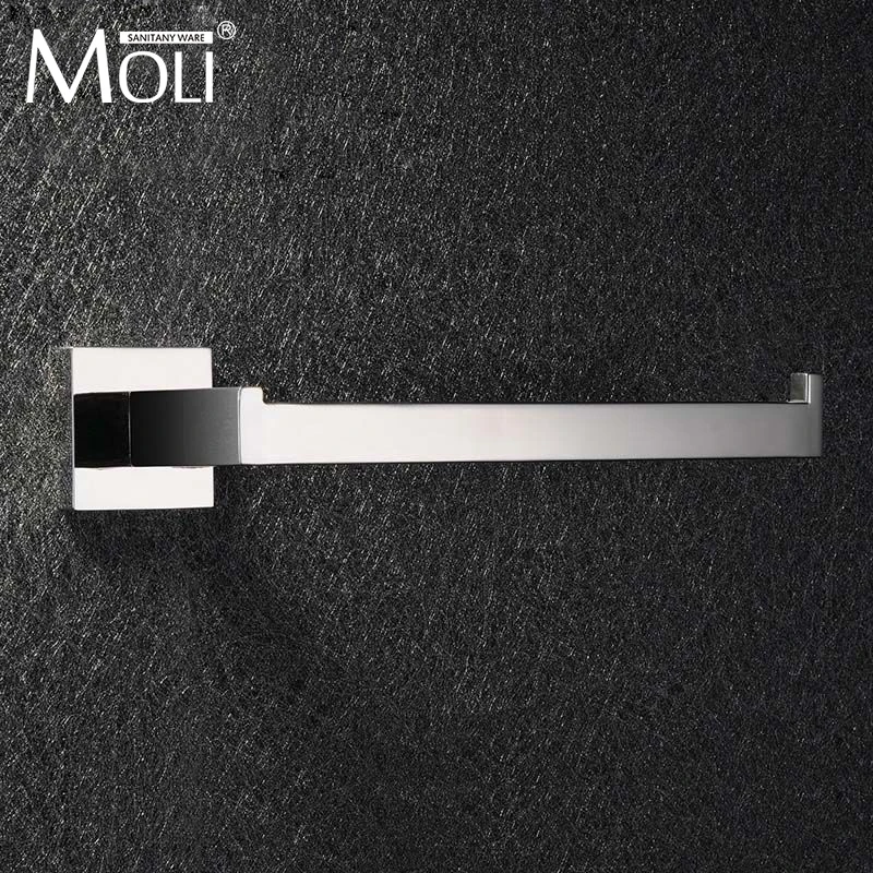 

Stainless steel bathroom towel holder square polished bath holders for towel bathroom accessories