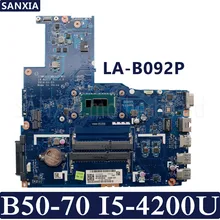 KEFU ZIWB2/ZIWB3/ZIWE1 LA-B092P материнская плата для ноутбука lenovo b50-70 Тесты оригинальная материнская плата I5-4200U