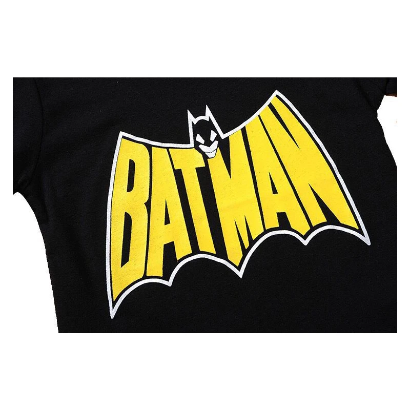 Летний комплект для мальчиков с Бэтменом, Суперменом, человеком-пауком; детская хлопковая футболка и шорты; домашняя одежда для мальчиков; детская одежда
