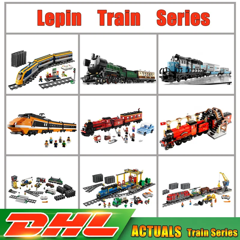 

LEPIN Train Model 02117 02118 02010 02008 02009 21011 02039 02038 21005 21006 21007 16031 16055 Block Toy Compatible LegoINGlys