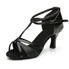 New Latin Dance Shoes for Women/Ladies/Girls/5 Colors/Tango Pole Ballroom Dancing Shoes Heeled 7CM And 5CM ► Photo 2/6