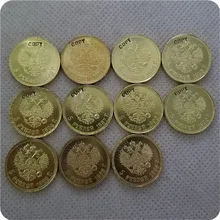 1886-1894 rosja Alexander III 5 rubli złota kopia monety monety okolicznościowe-monety okolicznościowe monety kolekcje tanie tanio DASHUMIAOCOIN Metal Antique sztuczna 2000-Present CASTING CHINA