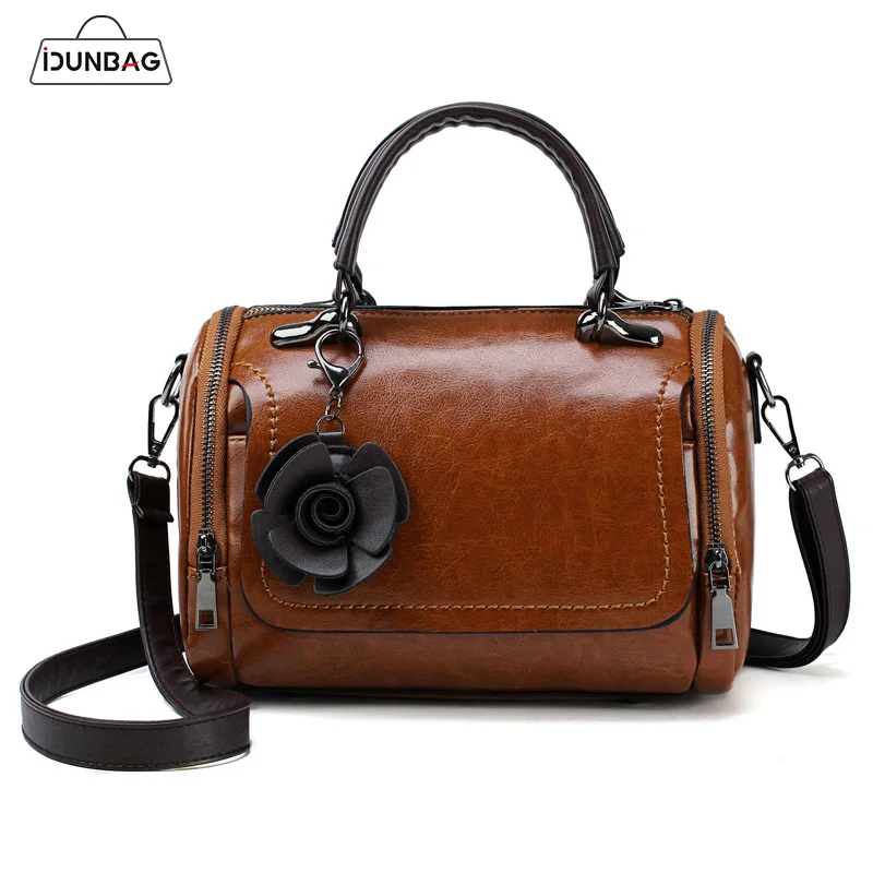 

2018 Luxury Brand Pillow Boston Women Bag Flower Crossbody Women Messenger Bags Pu Leather Women's Handbags Totes Shoulder Bags