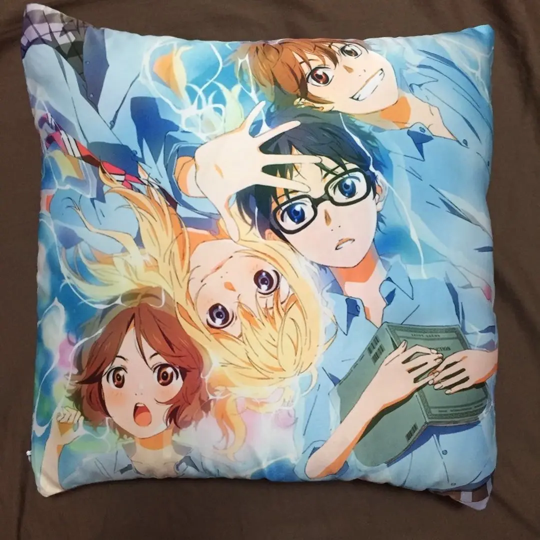 

Your Lie in April Anime Two Side Pillowcases Hugging Pillow Cushion Case Cover Otaku Cosplay Gift New 145