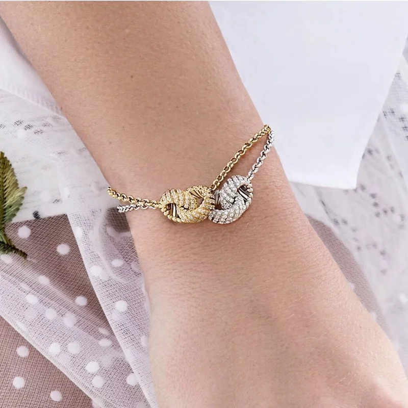 

Hot Sales Women Wedding 925 Sterling Silver Round Lucky Beads Bracelet Zircon AP Design Chain Bracelet Wedding jewelry