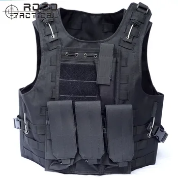 

ROCOTACTICAL MOLLE Tactical Vest Military Combat Vest Airsoft Paintball VIRAS CS USMC MOLLE Assault Vest With Triple Mag Pouch