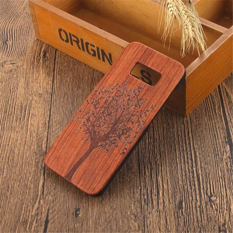 

Natural Wood Phone Case For Samsung Galaxy S8 S 8 Cover Wooden High Quality Case Cover for Samsung Galaxy S8 G9550 Shockproof
