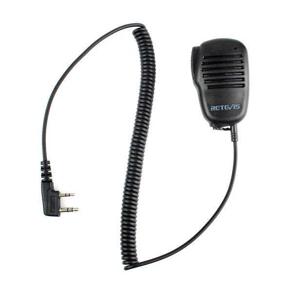 2 Pin PTT Динамик Микрофон для KENWOOD BAOFENG UV-5R RETEVIS H777 RT5R RT3 RT5 RT80 PUXING TYT Ham Радио рация C9021