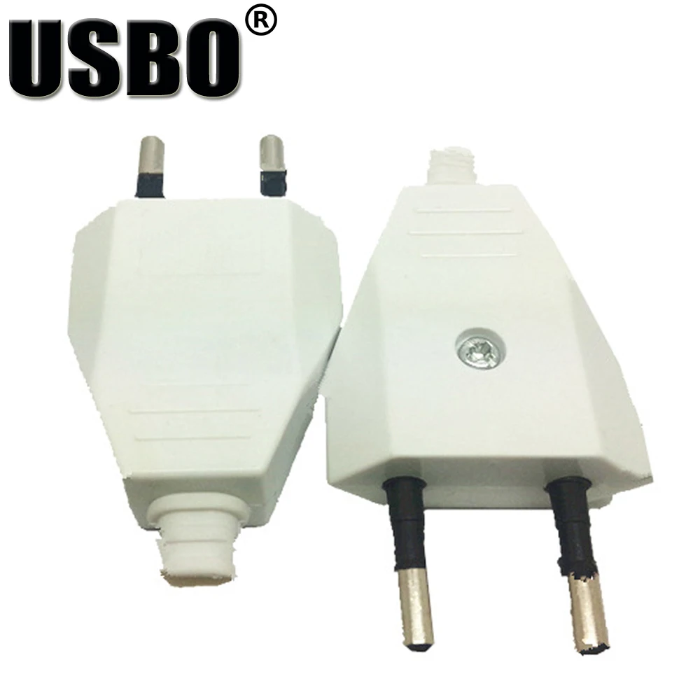 High quility 2.5A 250V 2 pins removable ABS material Europe standard Adaptor plug for mobile