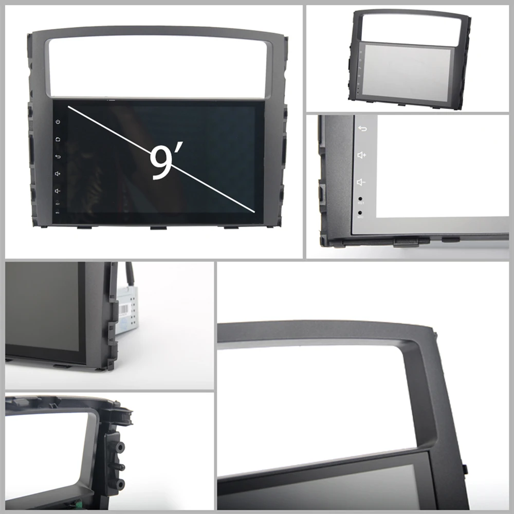 Excellent Dasaita 9" Android 8.1 Car GPS Player Navi for Mitsubishi Pajero V97 V93 2006-2011 with 2G+16G Quad Core Multimedia Radio No DVD 24