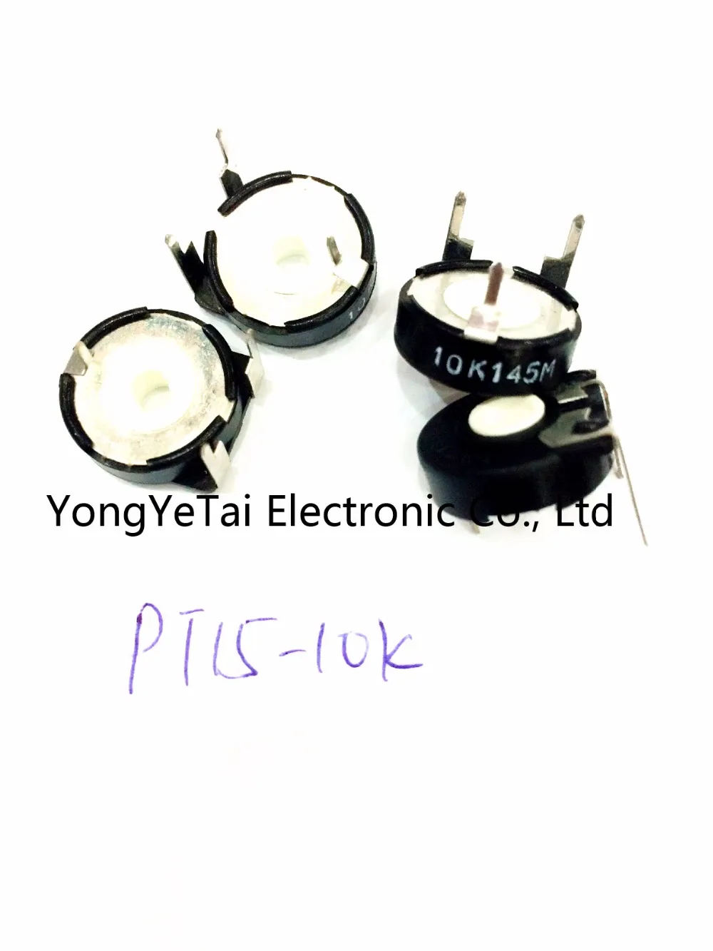 цена YYT 10PCS Potentiometer PT15-10K Horizontal oval hole