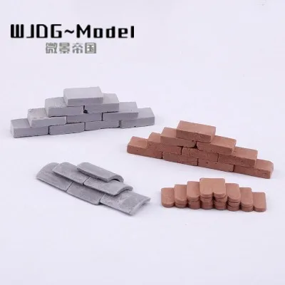 

Model Bricks High Temperature Firing Red Brick Set DIY Sand Table Building Military Model Scene AccessoriesA variety of speci