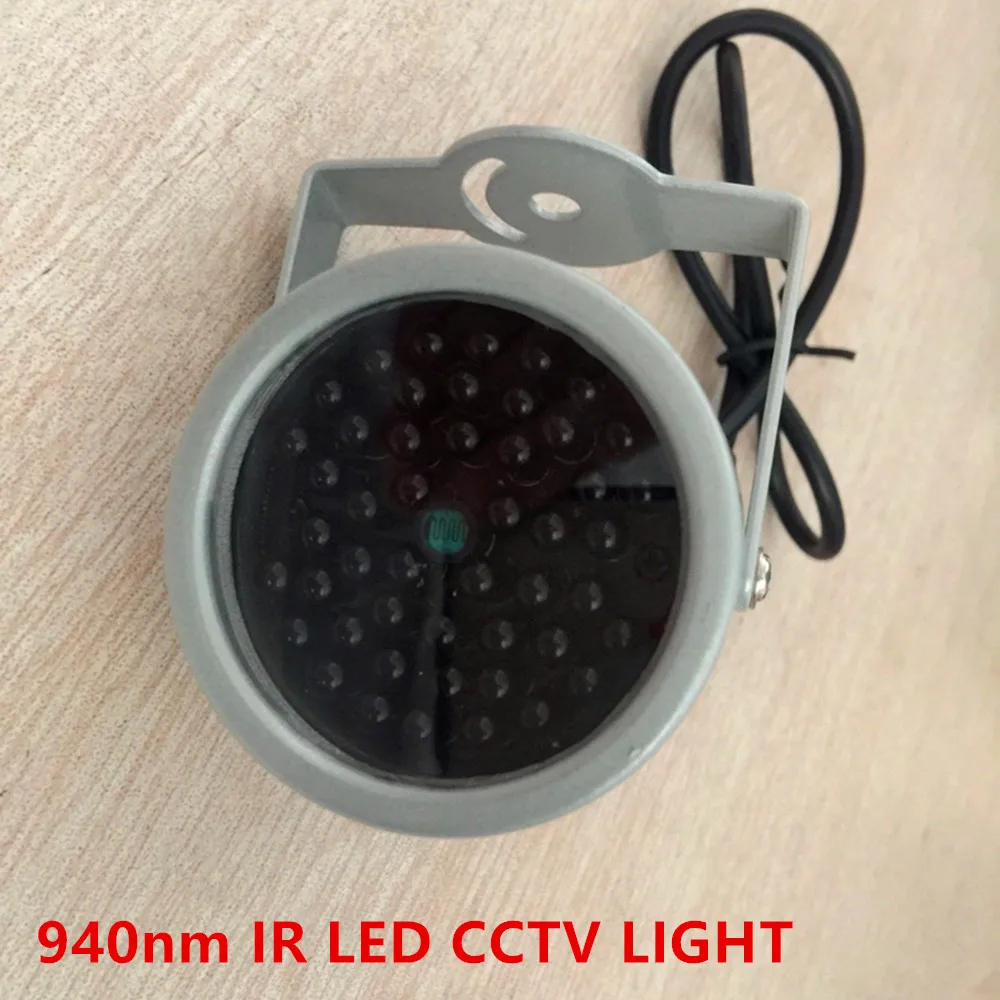 940nm IR LED illuminator Security Lighting 48PCS INSIVIBLE  Infrared LED For Night Vision Surveillance CCTV Camera Fill light