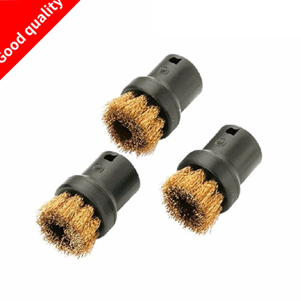 

3pcs/lot Steam Cleaner Brush Round Brush with Scraper Attachment for Karcher SC952 SC1020 SC1052 SC1122 SC1125 SC1402 etc